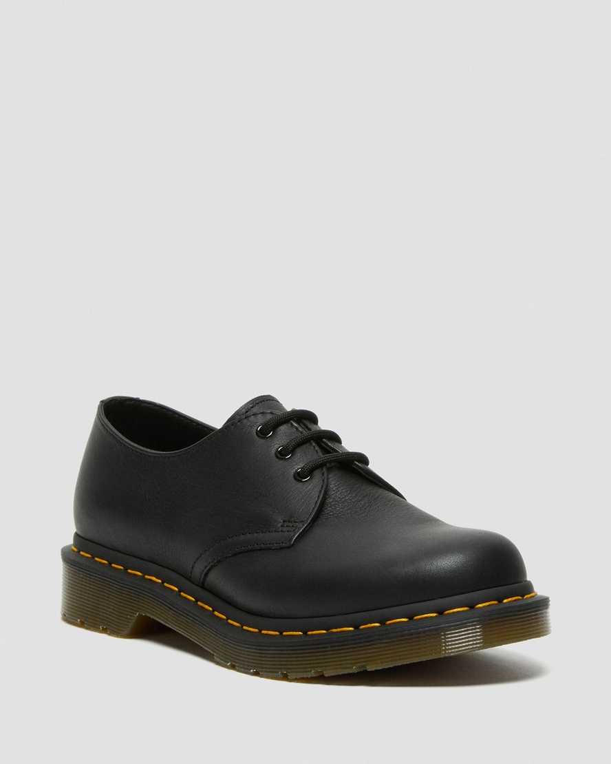 Dr. Martens 1461 Virginia Deri Kadın Oxford Ayakkabı - Ayakkabı Siyah |TFPMD6793|
